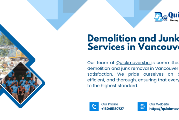 Demolition and Junk Removal Services in Vancouver