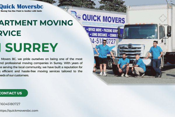Apartment Moving Service in Surrey
