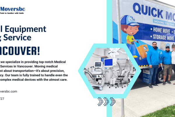 Medical Equipment Moving Service in Vancouver