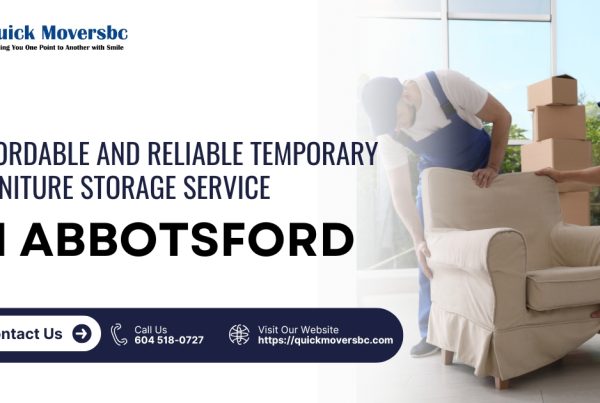 Affordable and Reliable Temporary Furniture Storage Service in Abbotsford