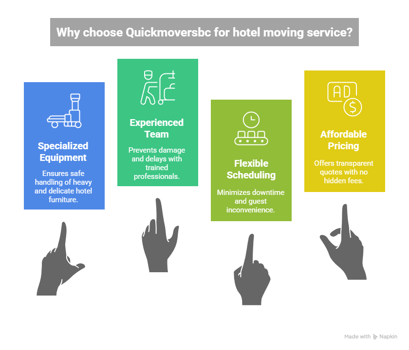 Quickmoversbc for Hotel Moving Service In Burnaby