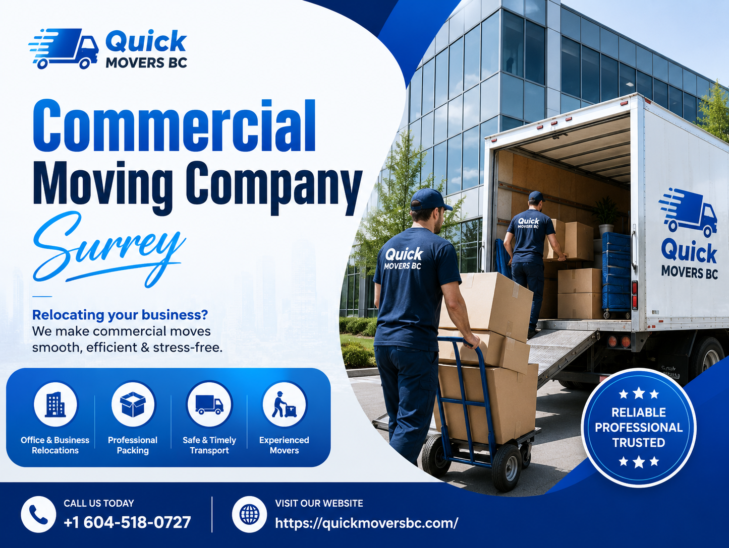 Commercial Moving Company Surrey