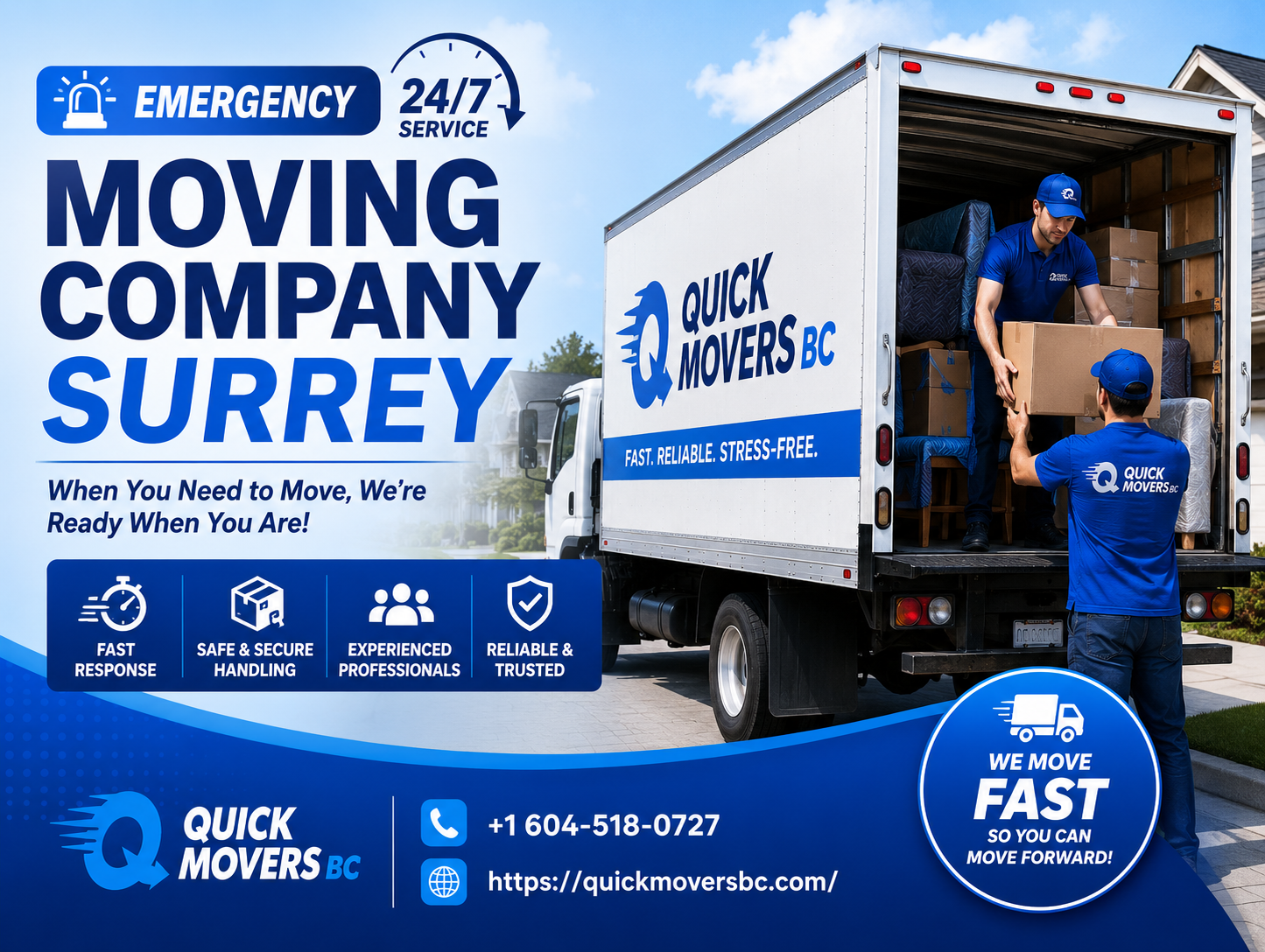 Emergency Moving Company Surrey