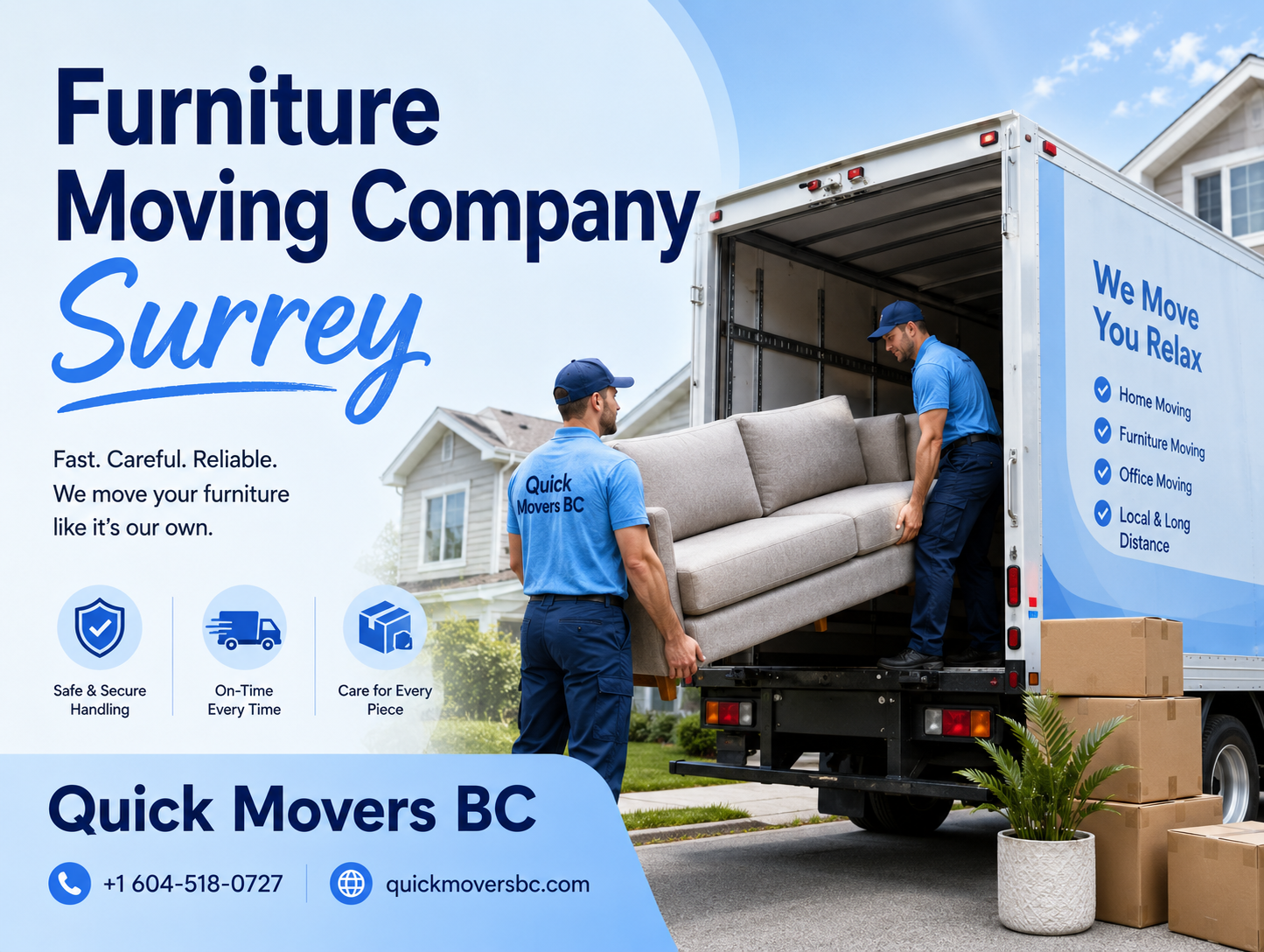 Furniture Moving Company Surrey Quick Movers BC